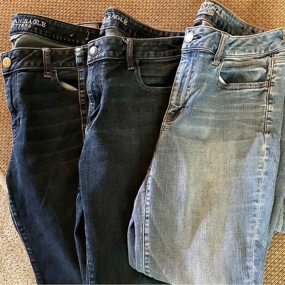 Women’s American Eagle Jegging jeans  bundle 14 low rise